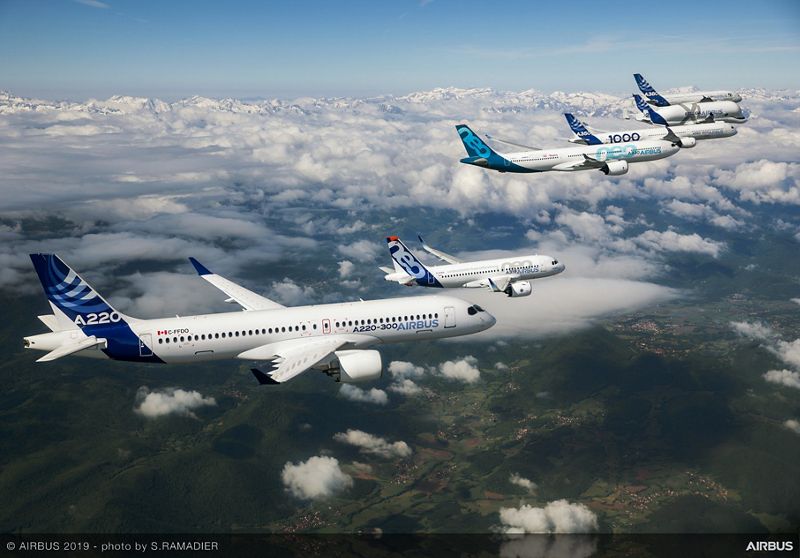 Airbus, 363 ordini e impegni durante tutto il Salon du Bourget