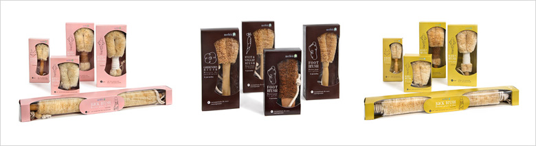 Merben Dry Brushes for Body exfoliation before waxing