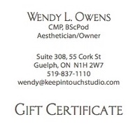 Keep In Touch Studio Aesthetics Gift Certificates Spa Packages