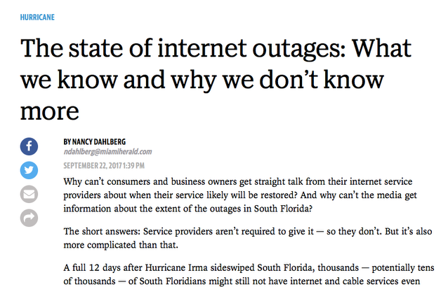 Florida Communications Headline