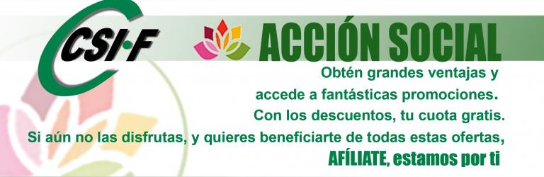 ACCIÓN SOCIAL, ahorra con CSIF