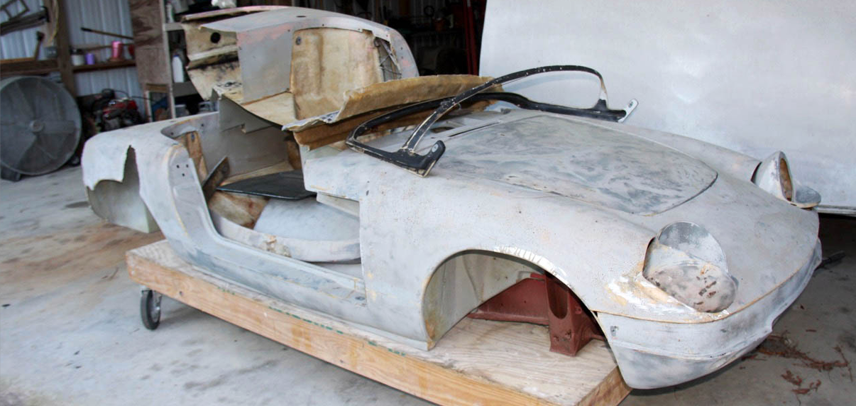 Lotus Elan Soda Blasting