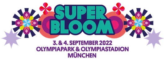 SUPERBLOOM Full-Line-Up at the 03th & 04th of September 2022 in Munich