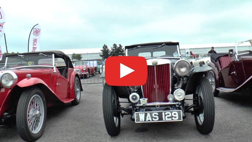MG Car Club MG Live 2016 - seen outside in the Register parking
