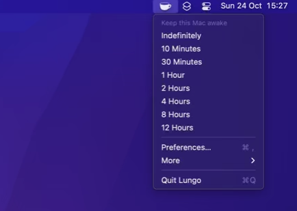 Lungo screenshot