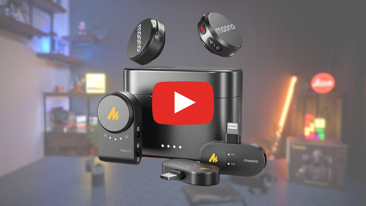 Testing the MAONO Wave T5 wireless mic system