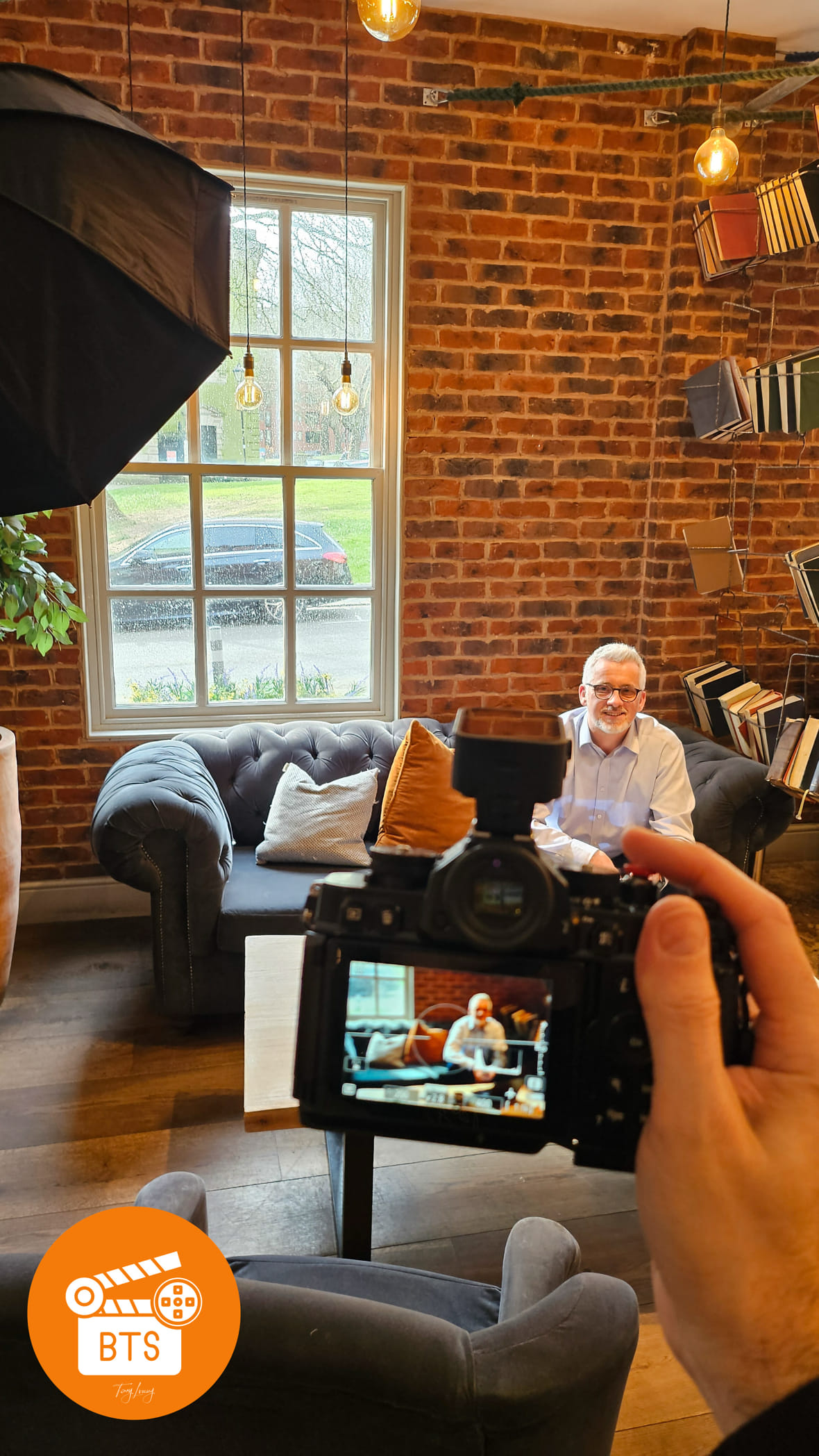 BTS of Nick French shot