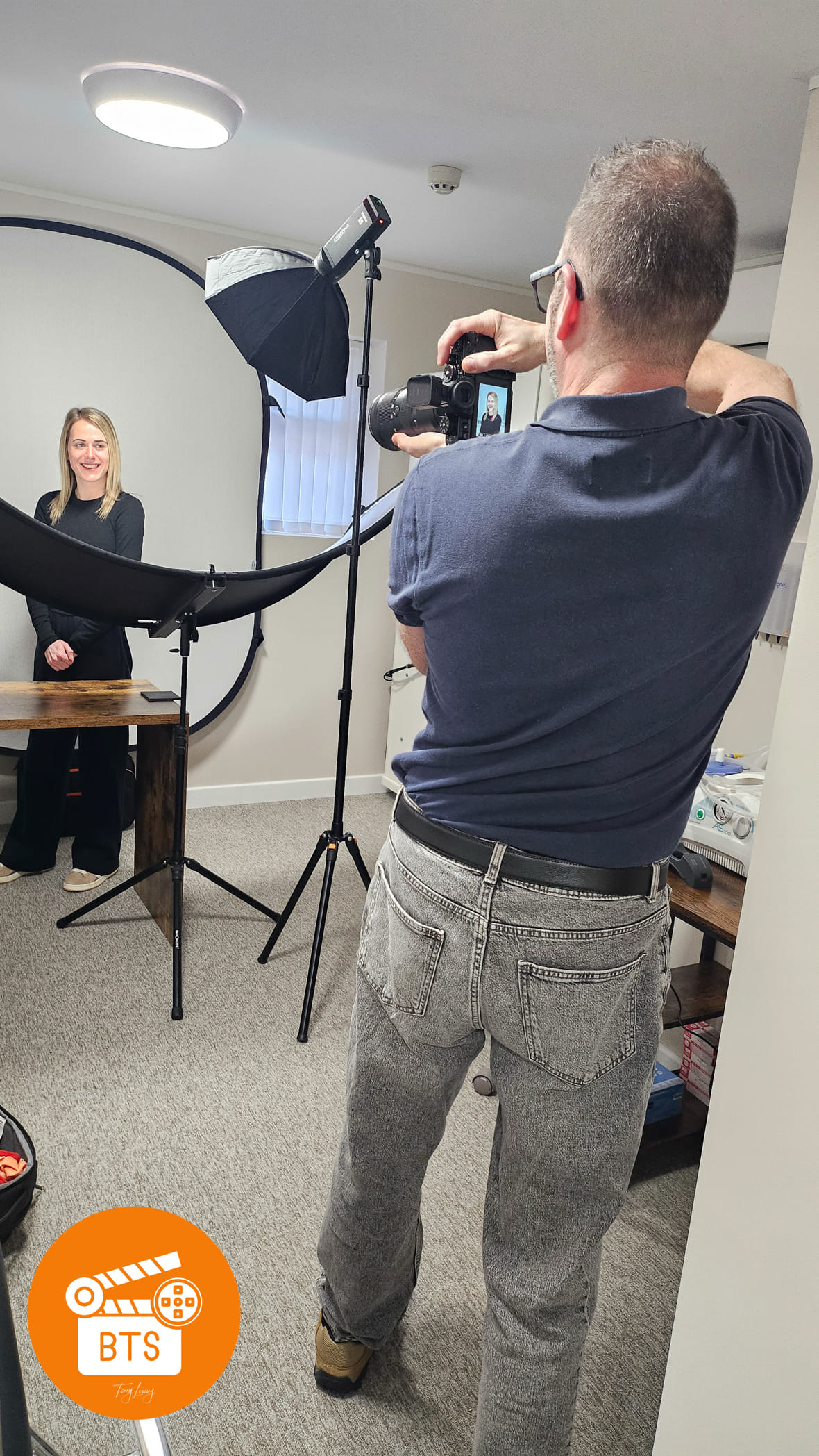 BTS of Sound House Headshot