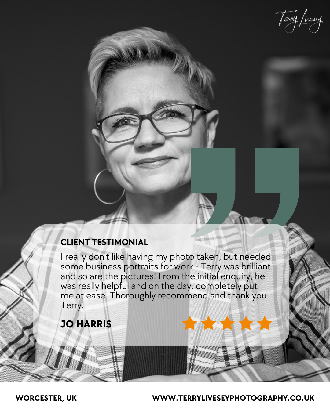 Testimonial of Jo Harris