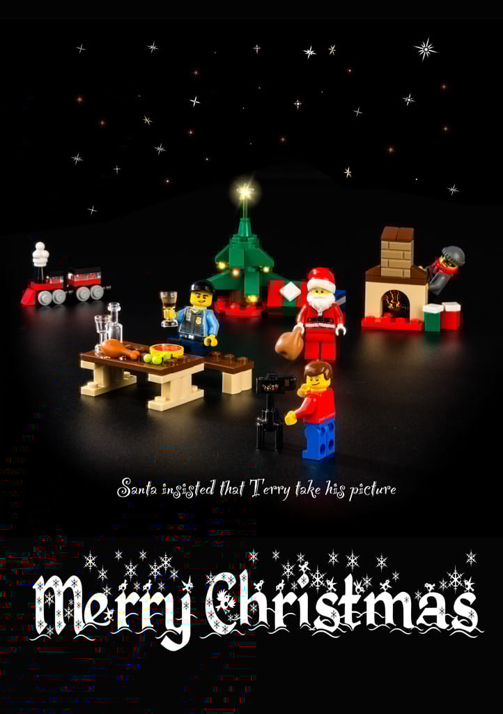 Lego Christmas Card