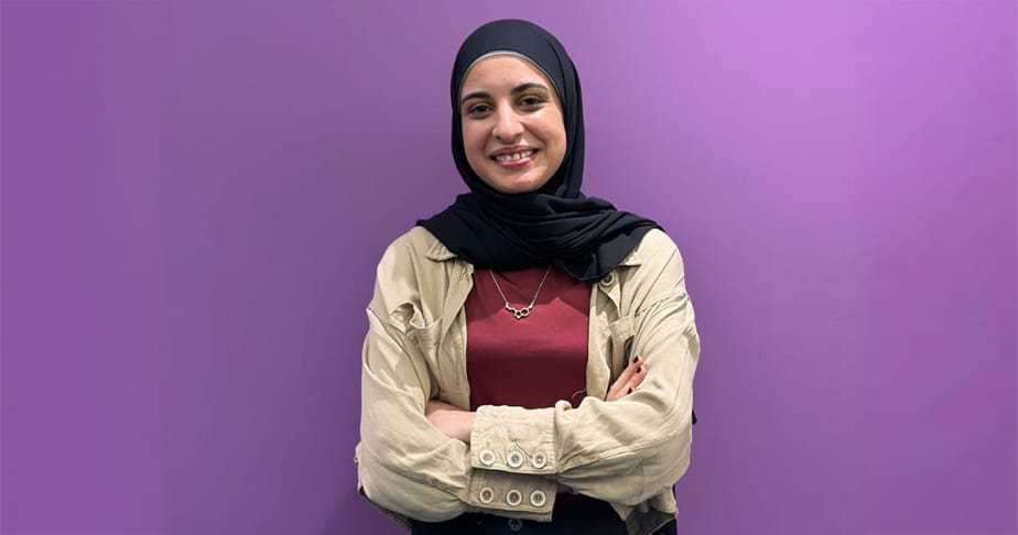 Portrait of alumna Khadija AlAbed Allah.