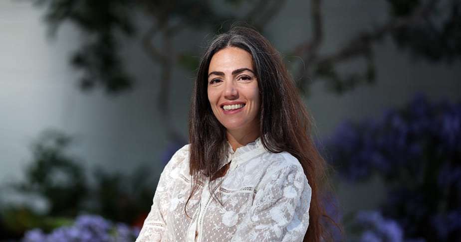 Portrait of Professor of Nutrition Lama Mattar.