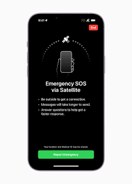 Emergency SOS via satellite available today on iPhone 14 lineup - Apple