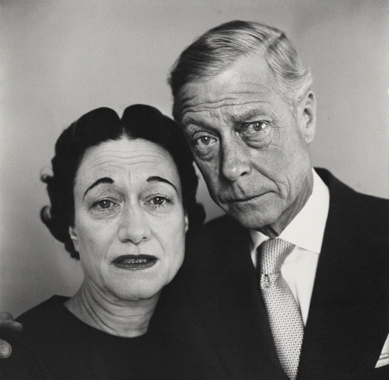 Caught off-guard: the Windsors hear a sad dog tale. Photographer: Richard Avedon. National Portrait Gallery, London