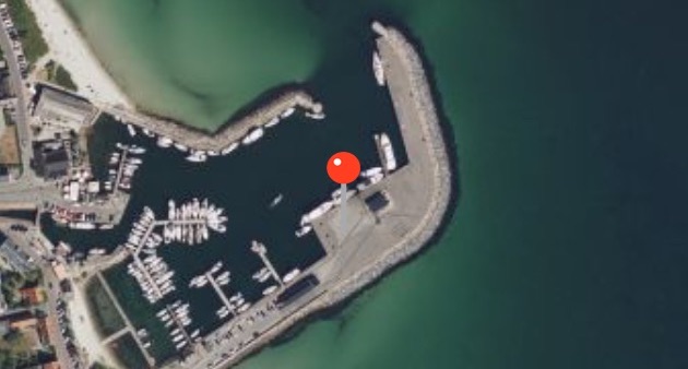Luftbild Ballen Havn