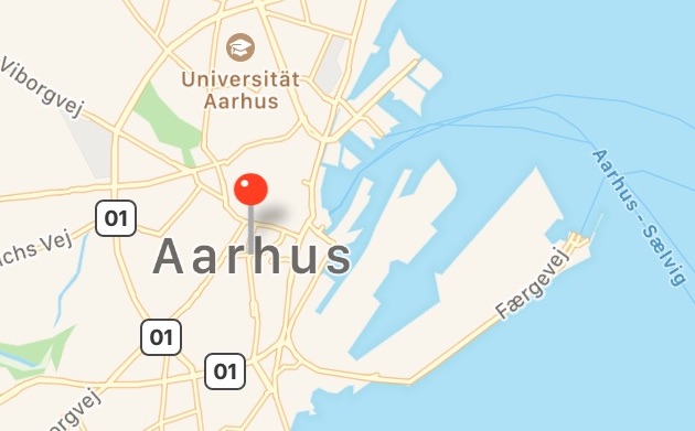 Map Åarhus